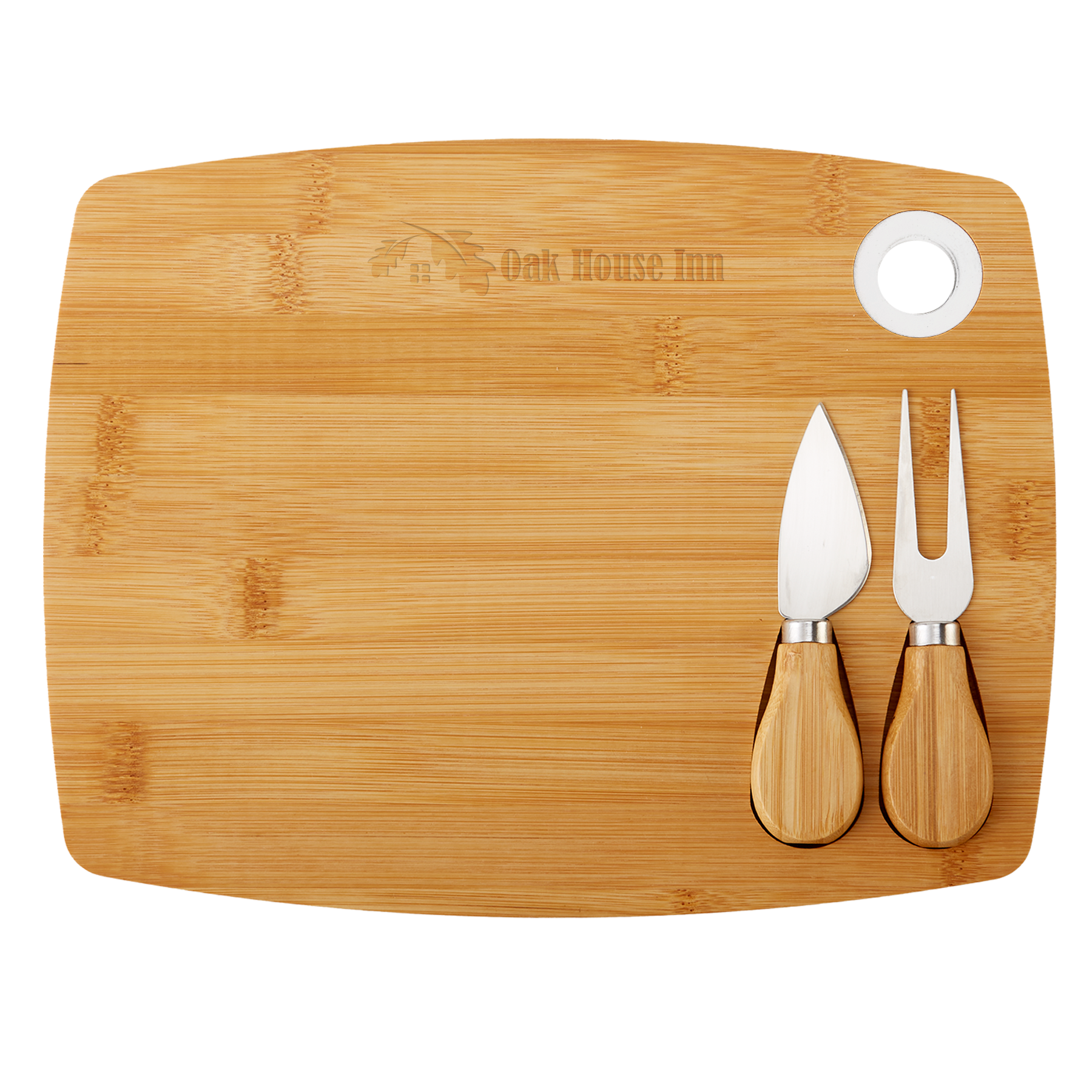 3 Piece Bamboo Cheese Board Set 6