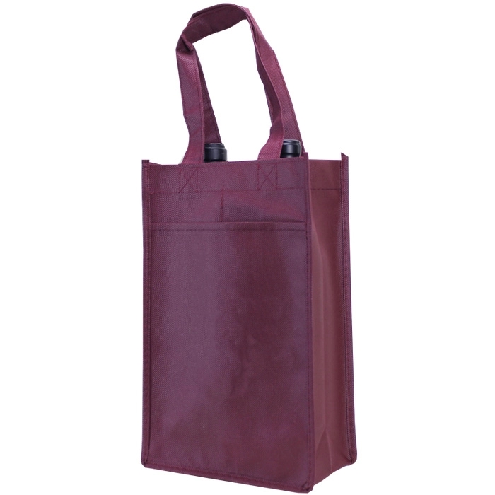 2 Bottle Non-Woven Wine Tote Bag 5