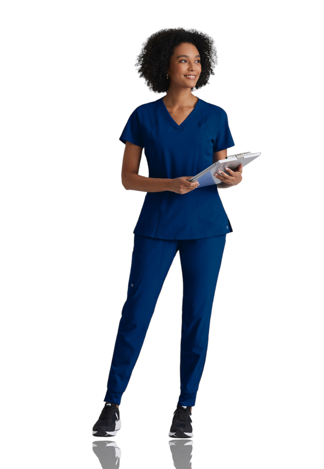 Barco One - Women's Four-Pocket V-Neck Racer Scrub Top 26
