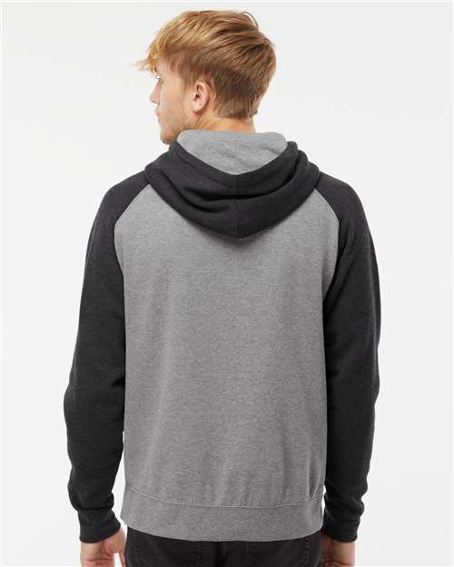 Unisex Raglan Hooded Sweatshirt - IND40RP 49