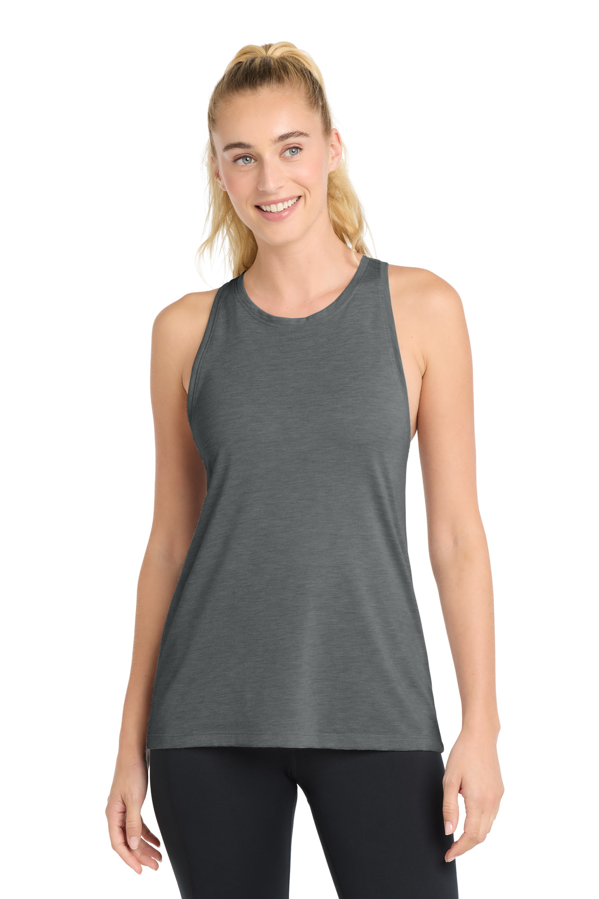 Sport-Tek Women's PosiCharge Tri-Blend Wicking Tank. LST402 19