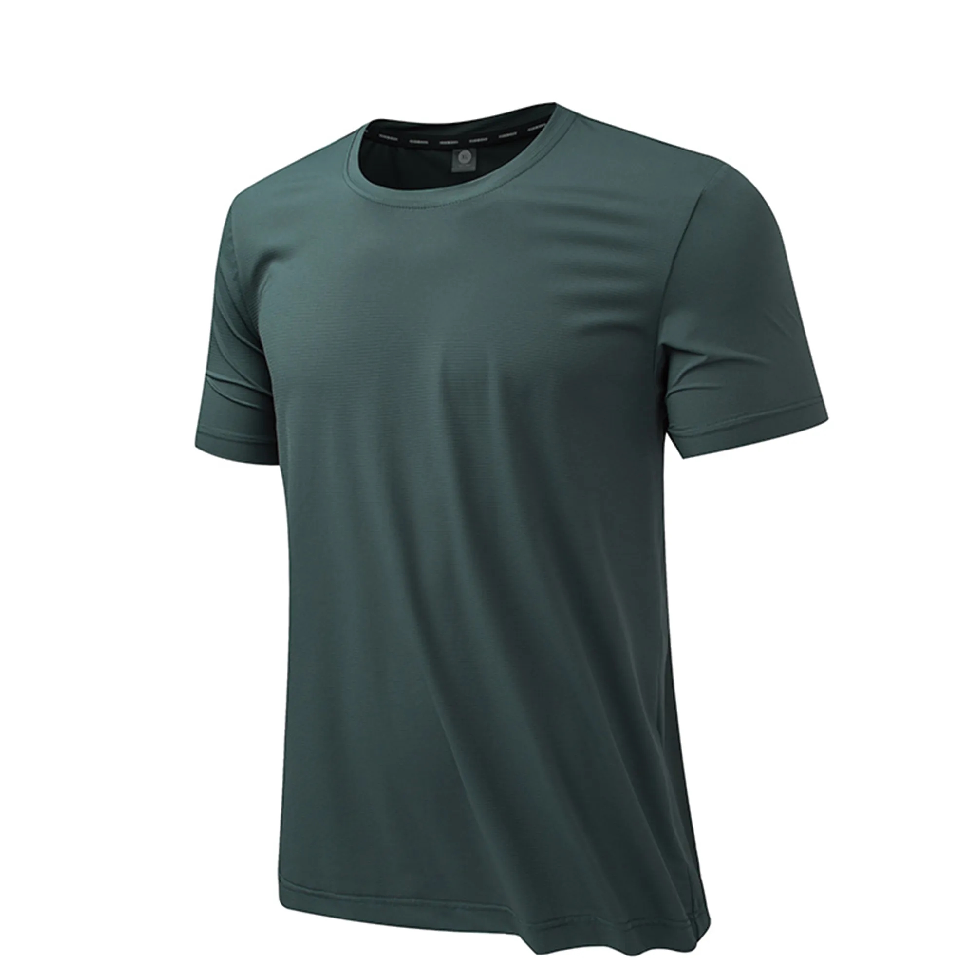 Ice Silk Breathable Round Neck Sweat-Absorbing T-Shirt 3