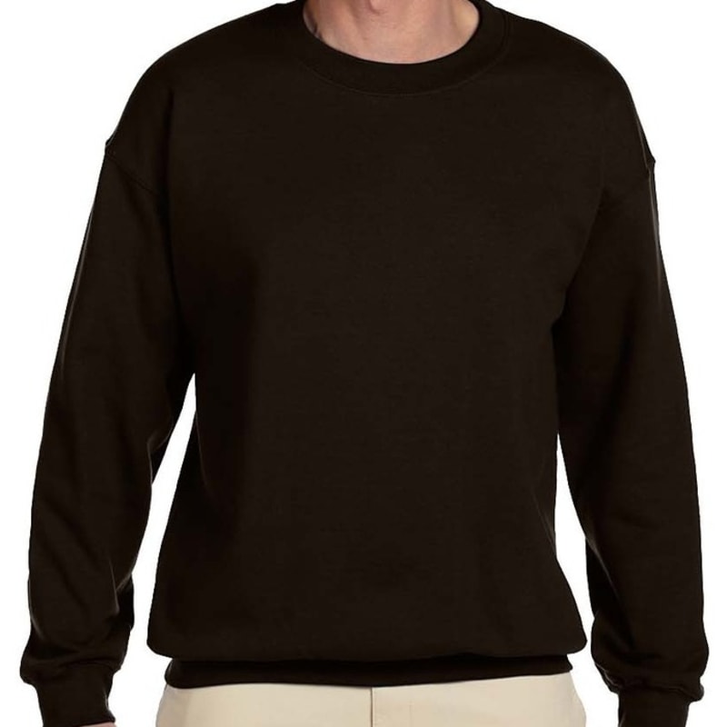 Hanes 9.7 Oz. Ultimate Cotton® 90/10 Fleece Crew, custom hoodie or sweatshirt with logo imprint 9