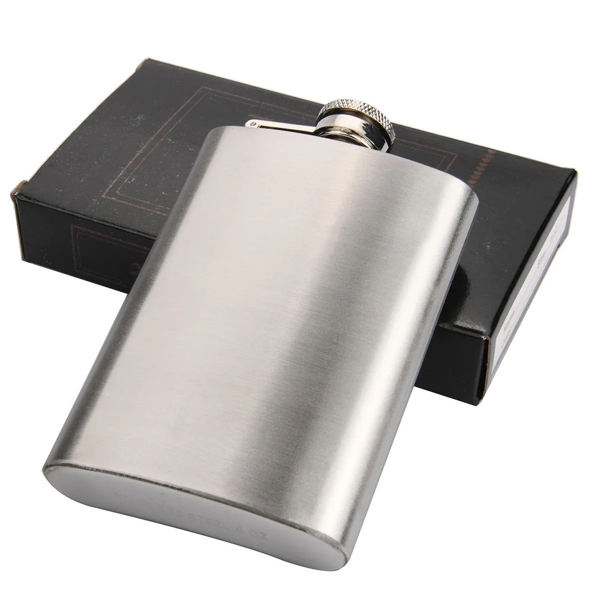 8oz Stainless Steel Alcohol Wine Bottle 4