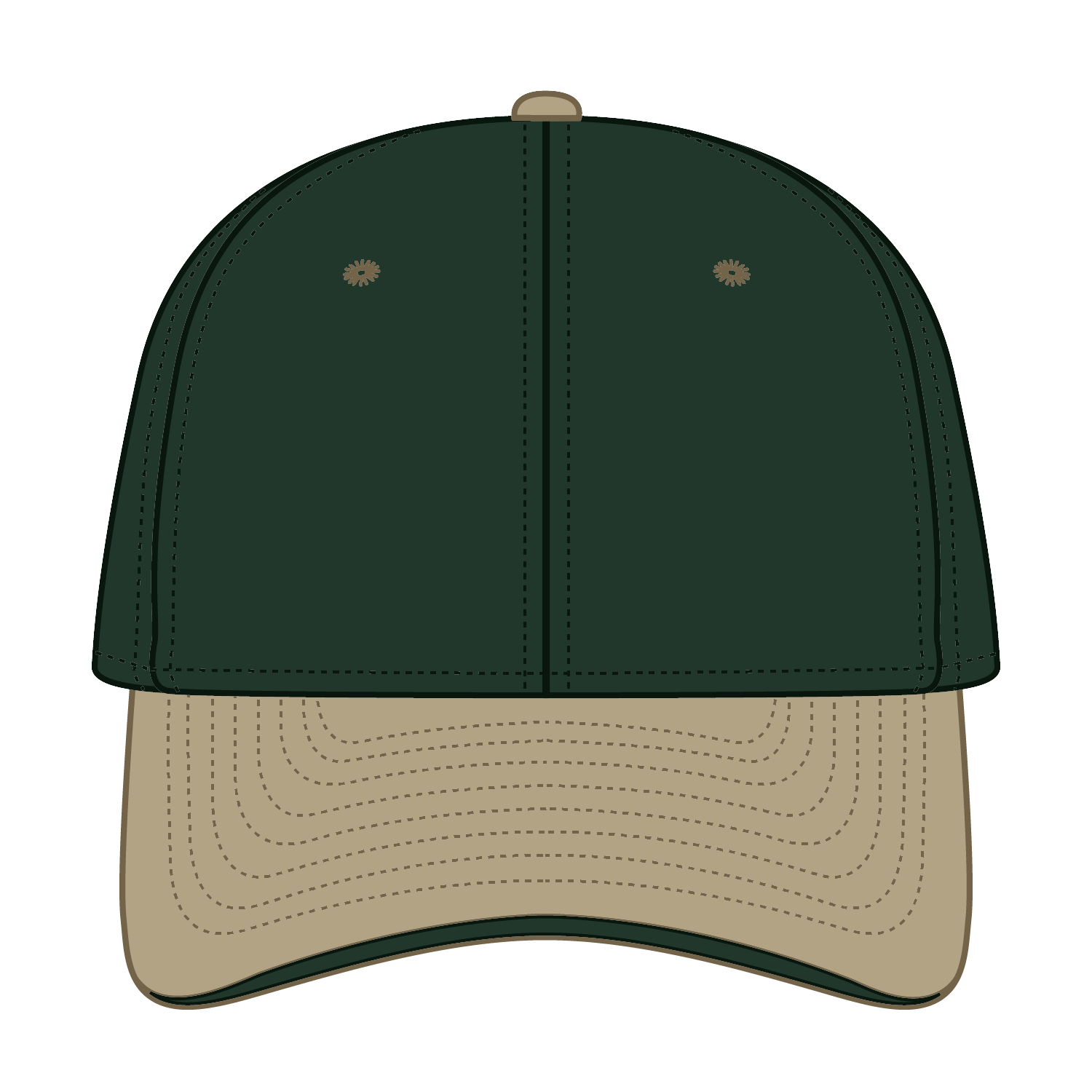 OTTO CAP® OTTO FLEX® Fitted 6 Panel Low Profile Baseball Cap 7