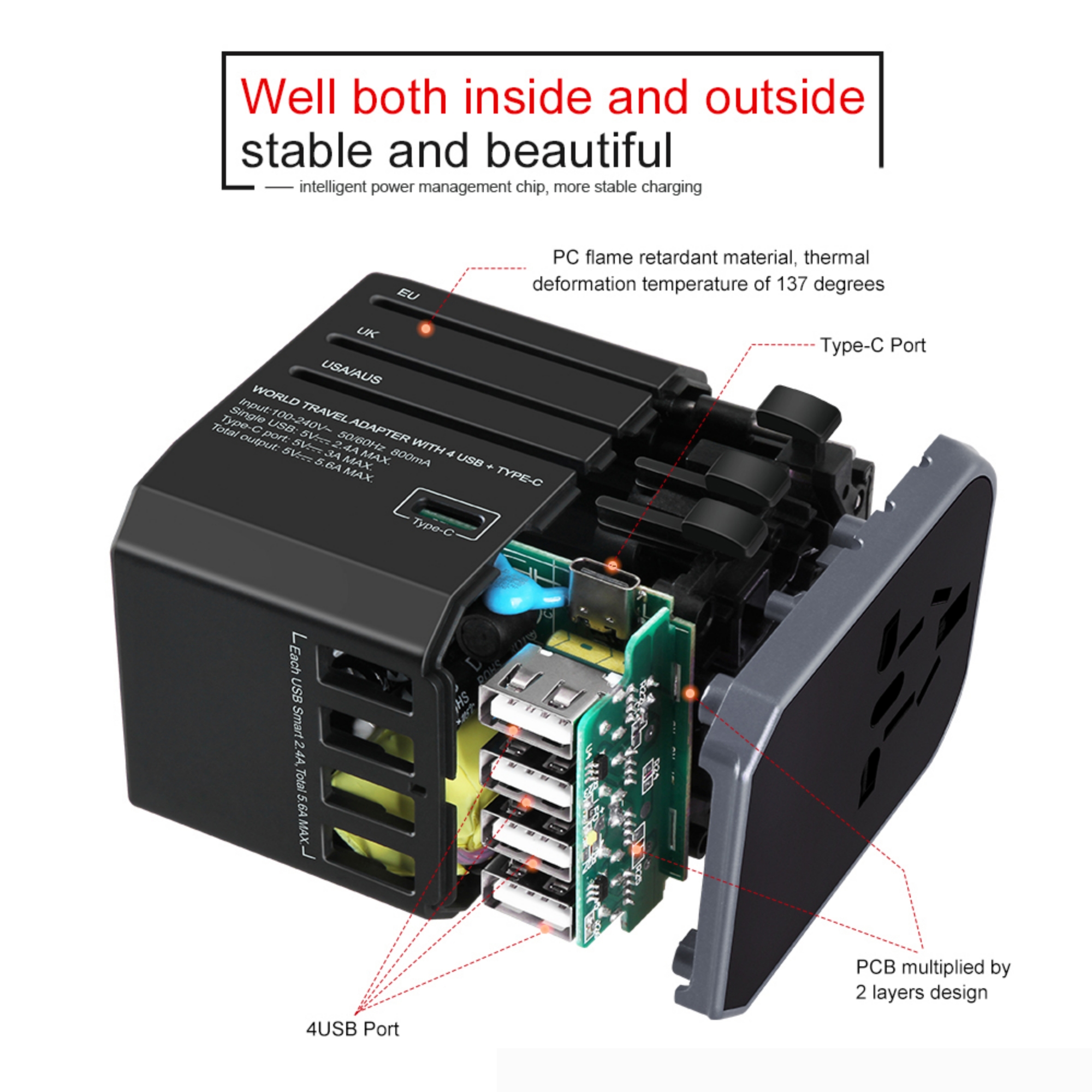 Versatile All-in-one Universal Adapter 1