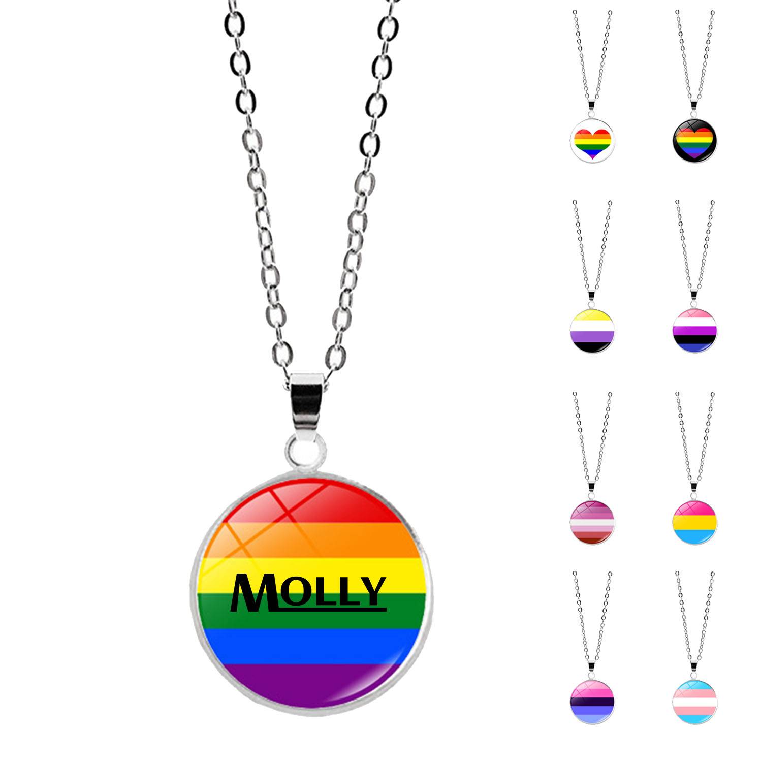 Rainbow Plastic Medallions 4