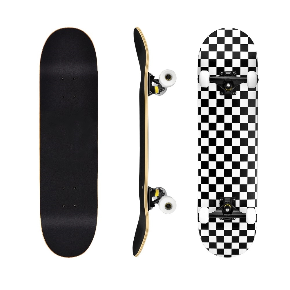 7 Layers Maple Wooden 31''x7.8'' Complete Skateboards 3