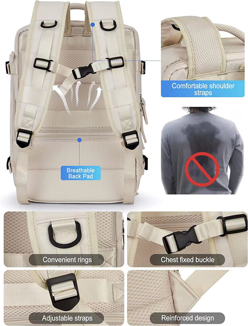 Gym Backpack Waterproof Business Laptop Bag 7