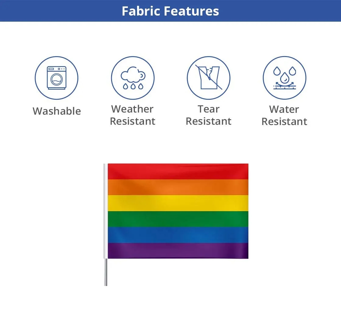 Rectangle Flags (1ft x 1ft/SQFT) 3