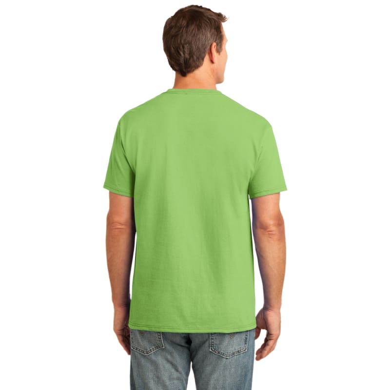 Port & Company Core Cotton Pocket Tee. 1