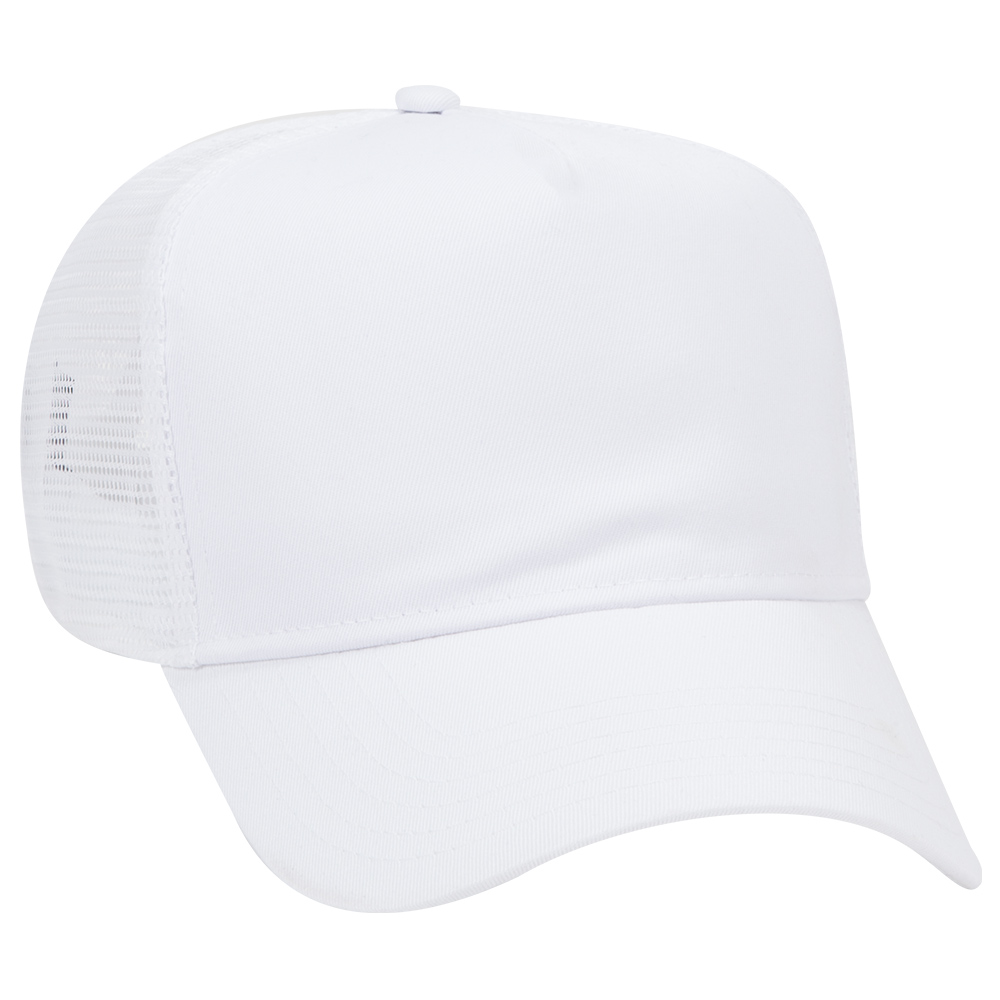 OTTO CAP® 5 Panel Mid Profile Mesh Back Trucker Hat 6