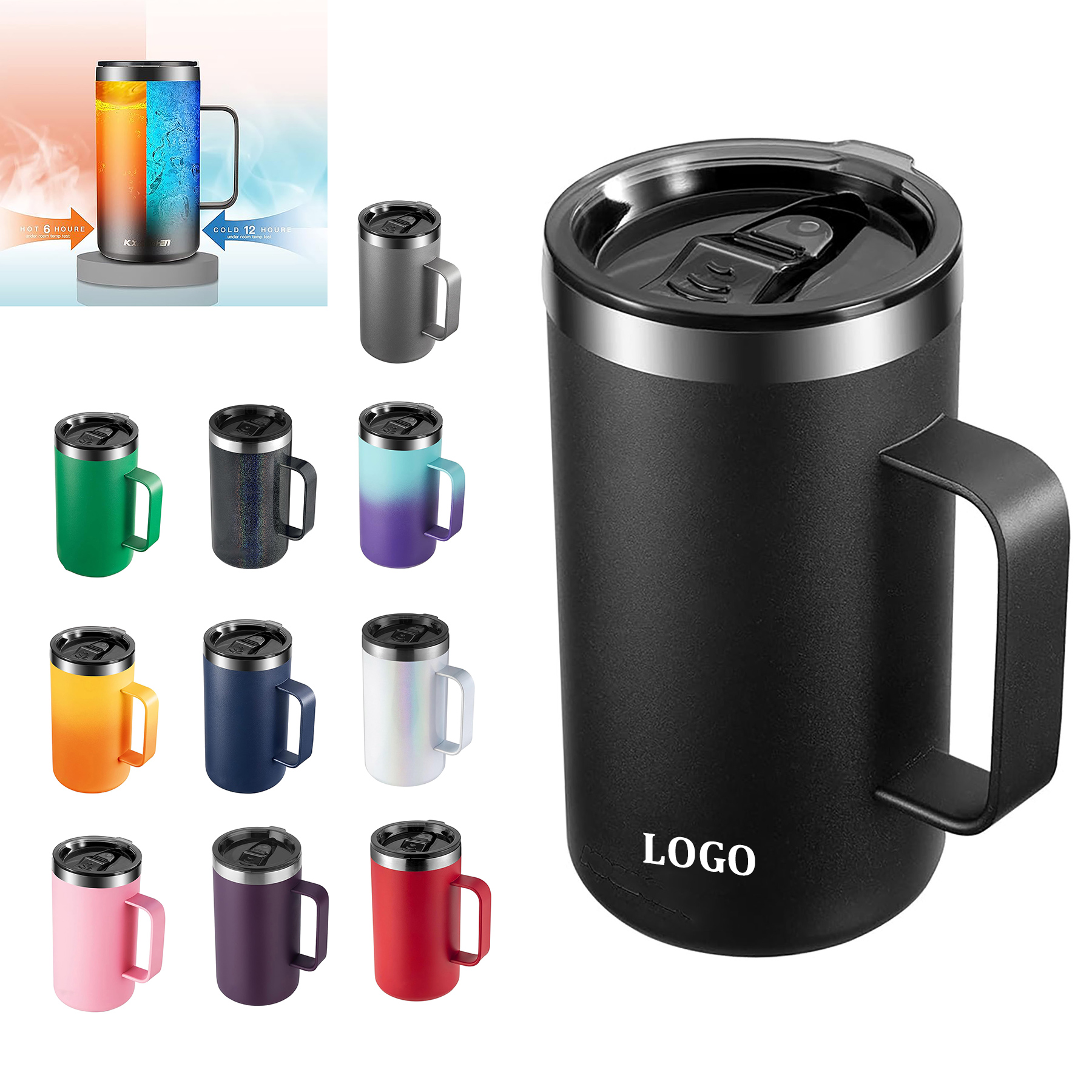 Stainless Steel Insulated Handle Cup 7