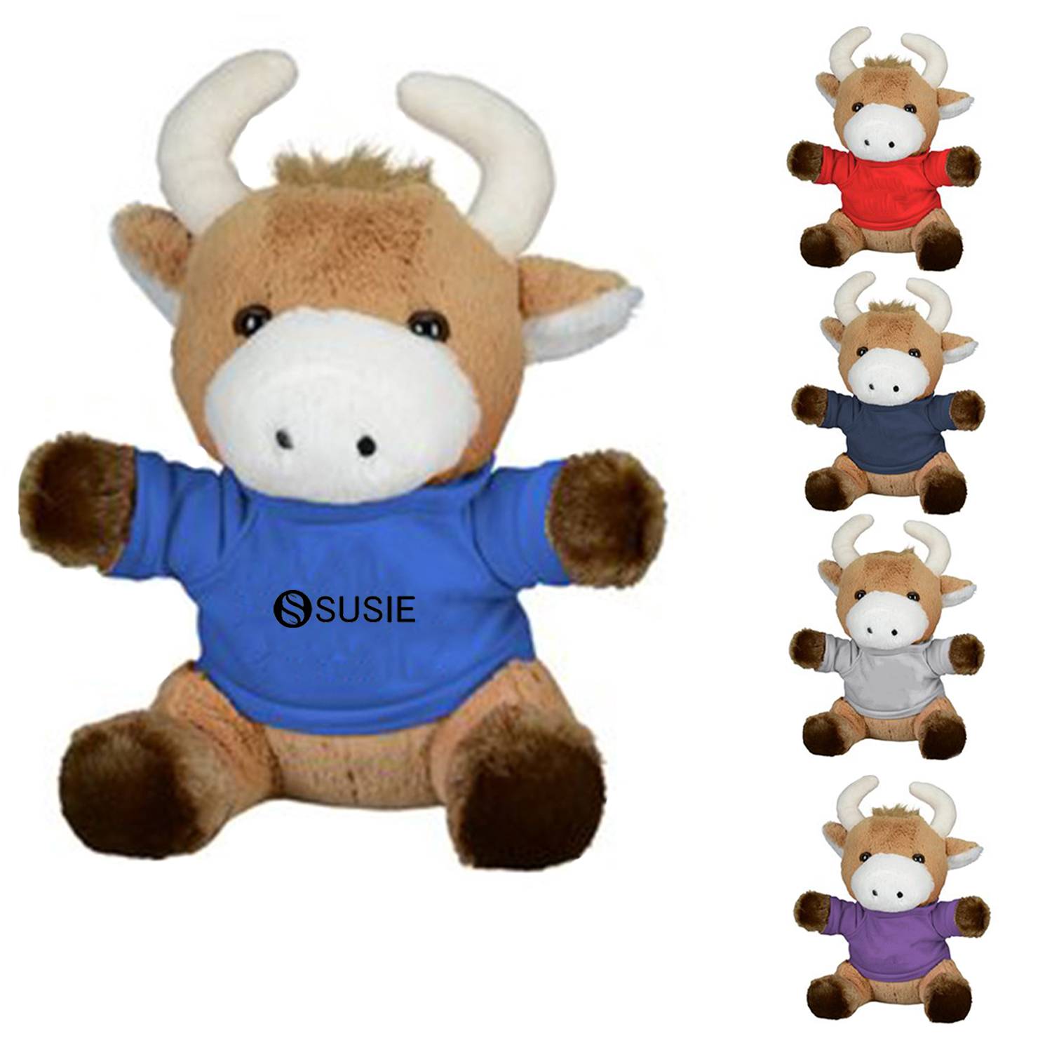 Adorable Companion Plush Cow Toy 2