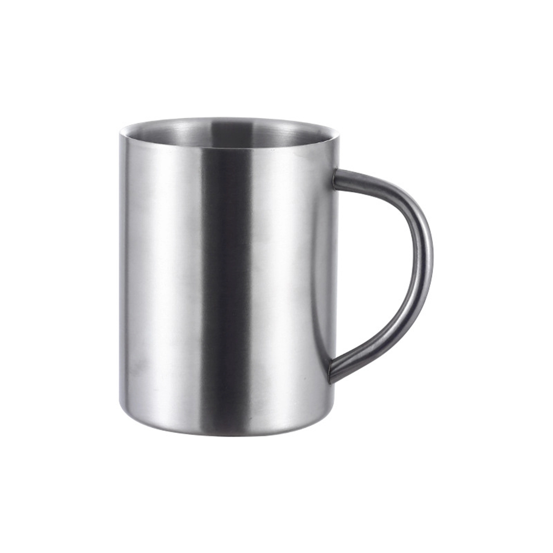 10 oz Stainless Steel Double-Wall Coffee Mug with Handle – Insulated Metal Camping Cup 7