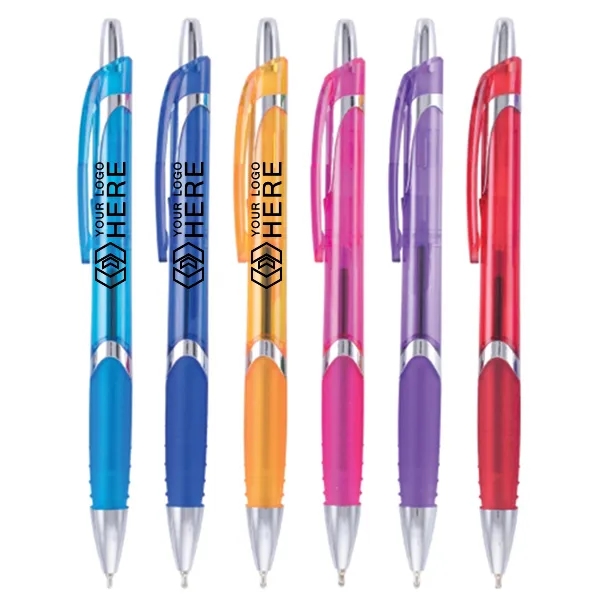 Solana Translucent Barrel Grip Pen 1