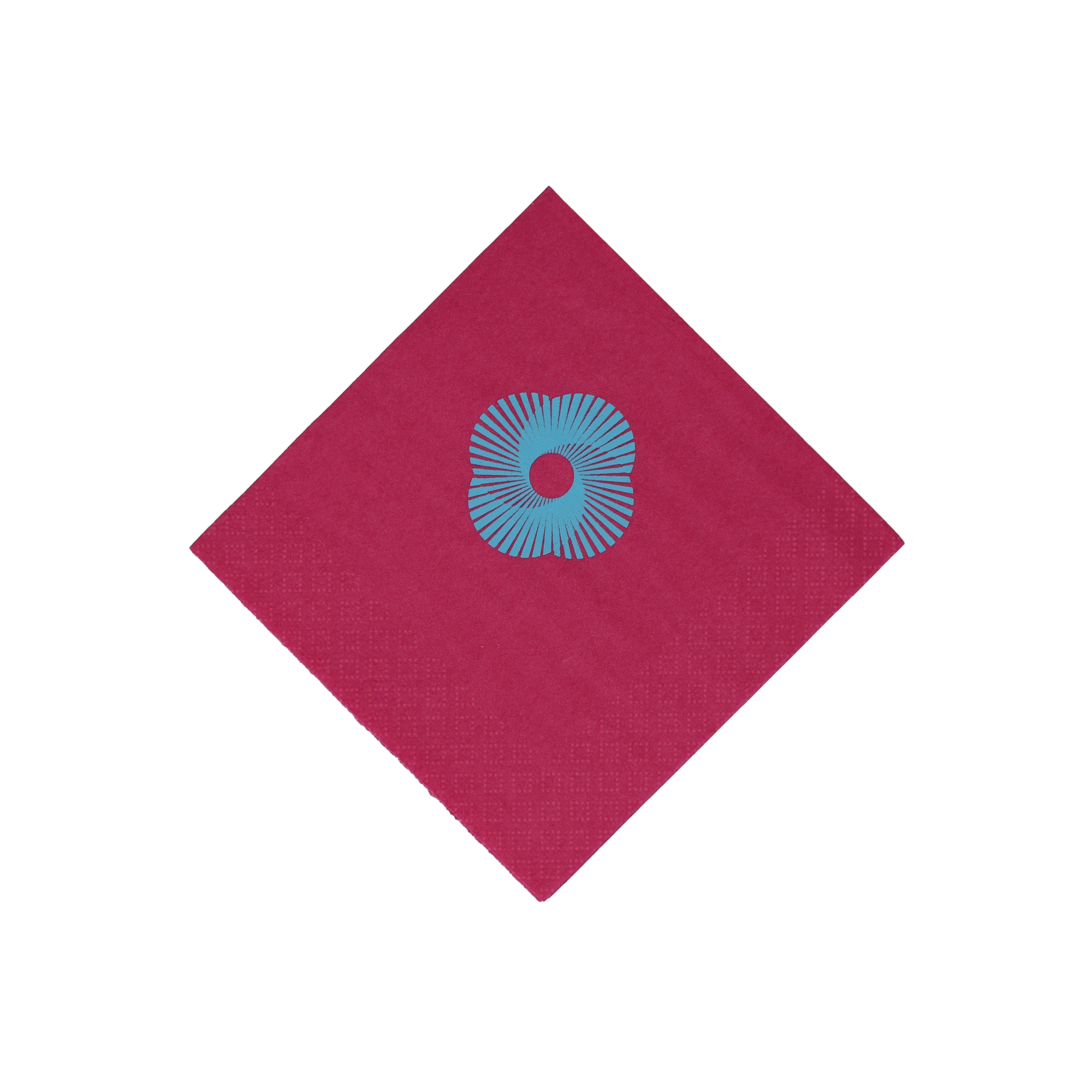 Beverage Napkin 2 Ply 1/4 Fold (Color) Tradition Print 6