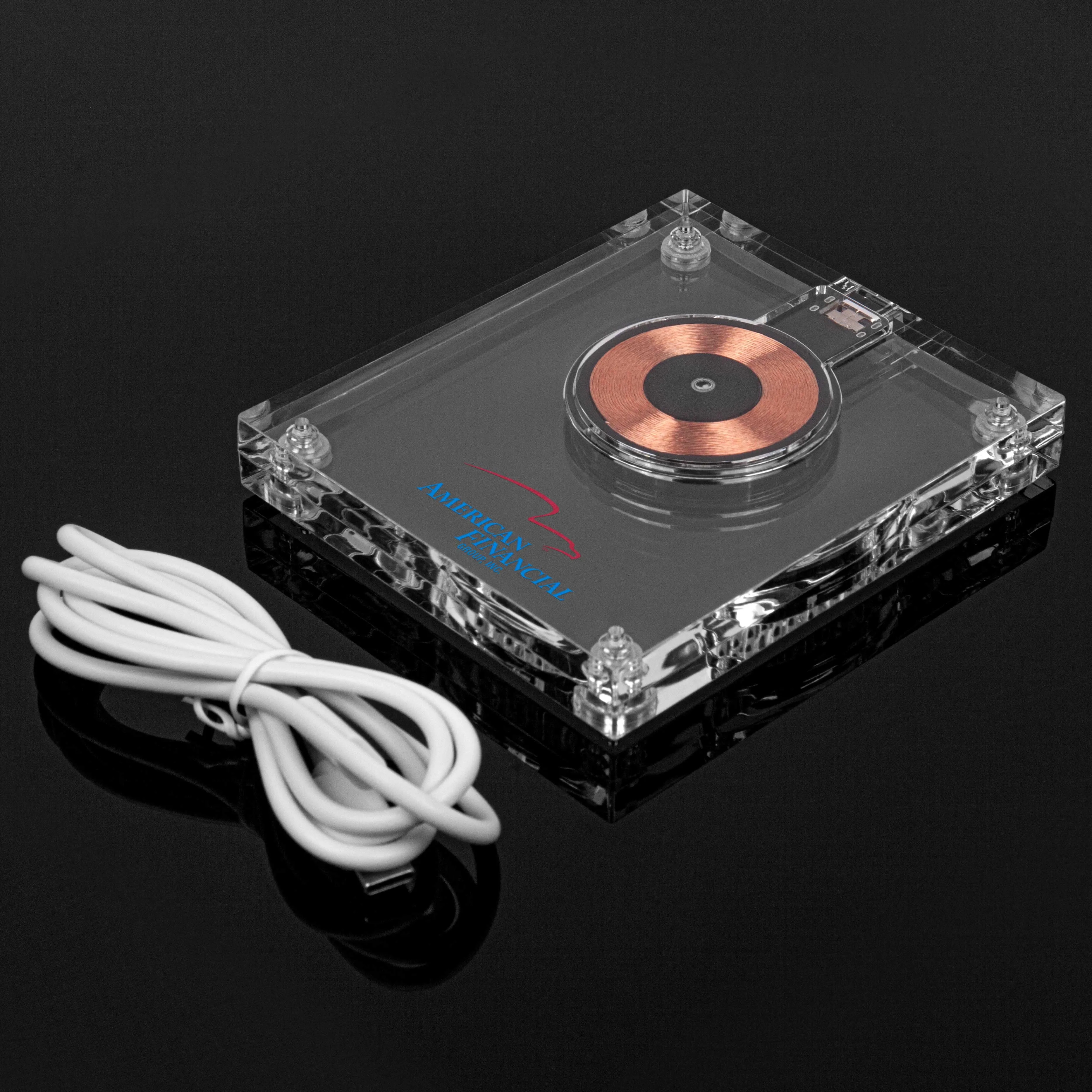 Clear Acrylic Wireless Charging Pad 4