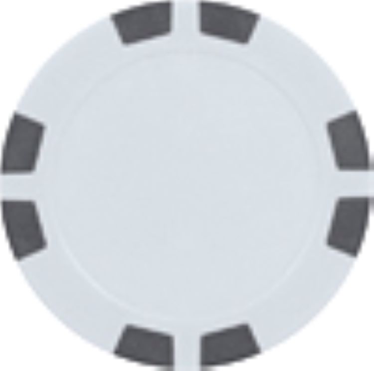 8 Stripe Poker Chip Ball Markers