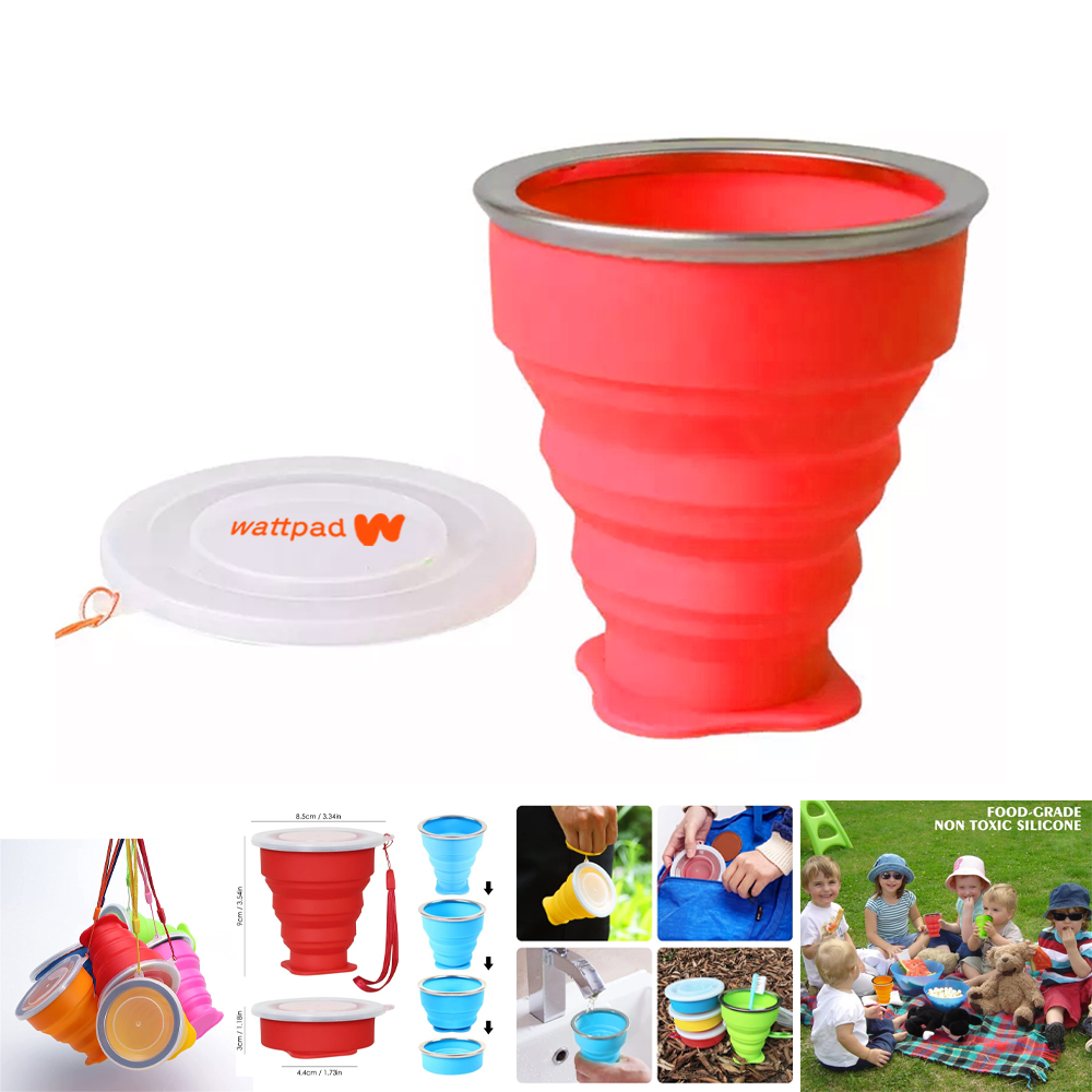 Prime Silicone Collapsible Travel Cup - 6.8 Oz 1