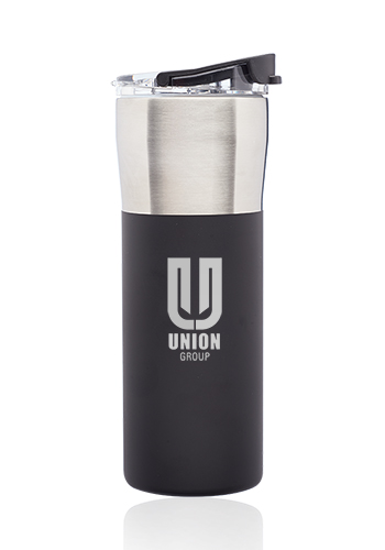 19 oz. Nau Color Grip Travel Mugs with Plastic Lid 5