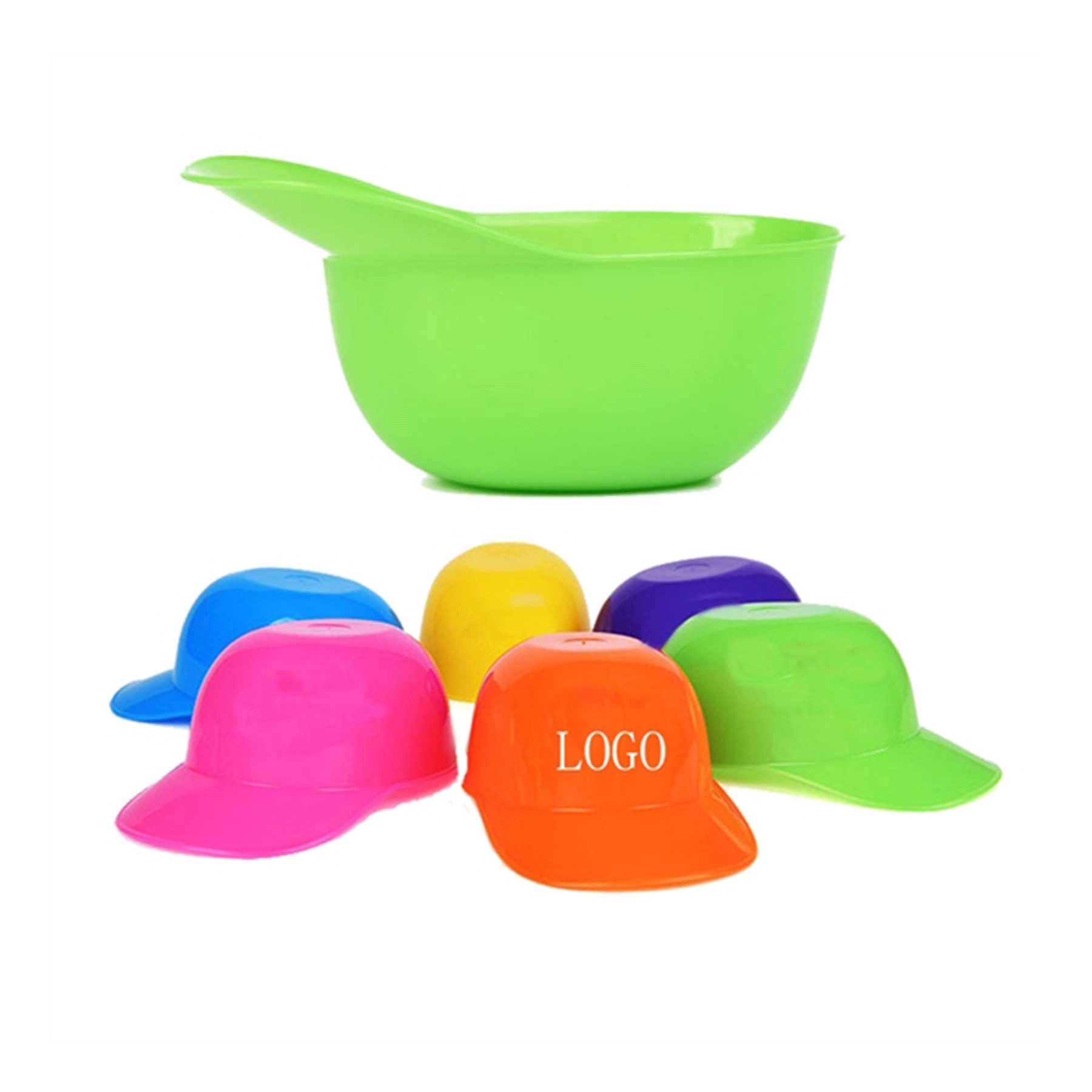 Mini Baseball Hat Ice Cream Bowl 1