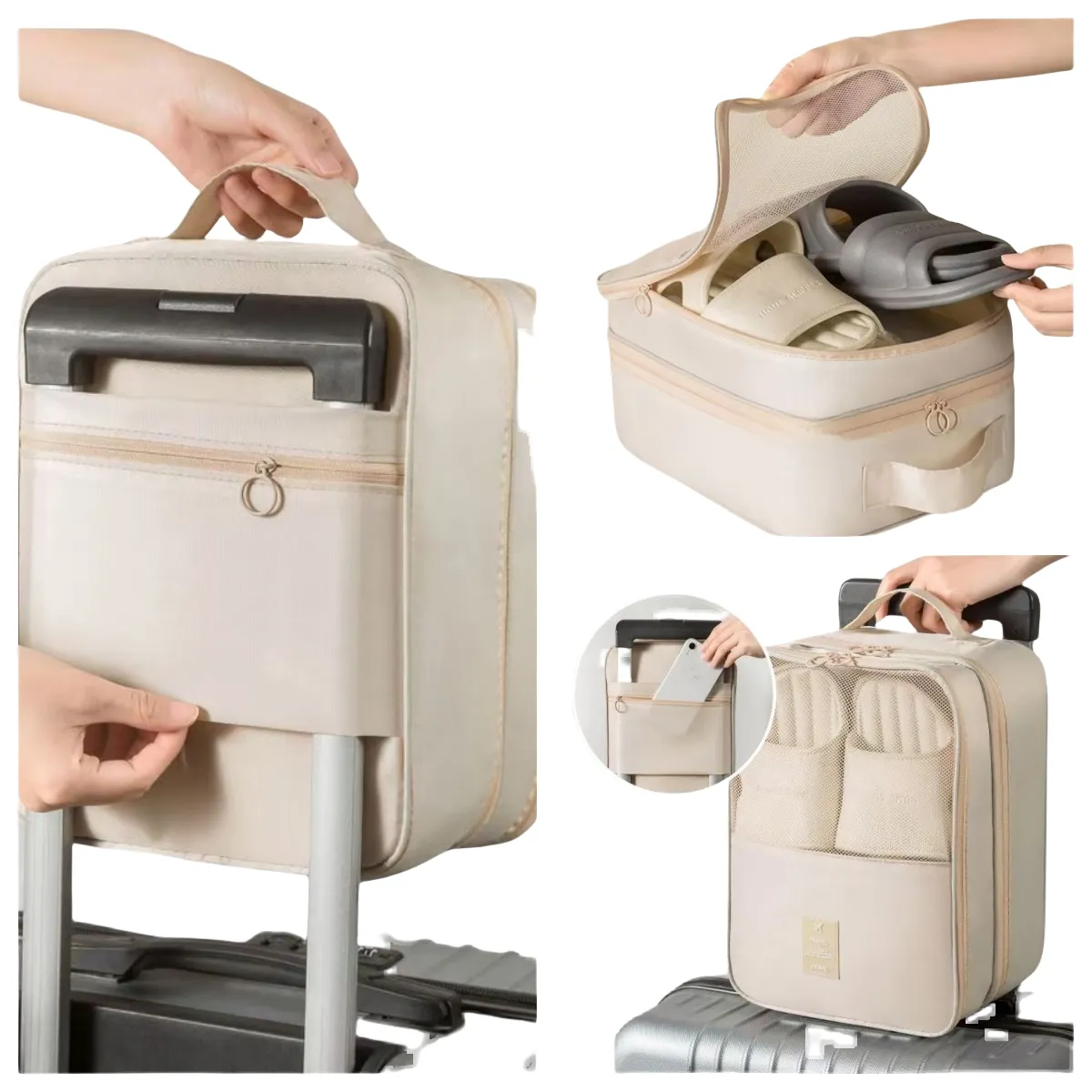 Travel shoe storage bag 7