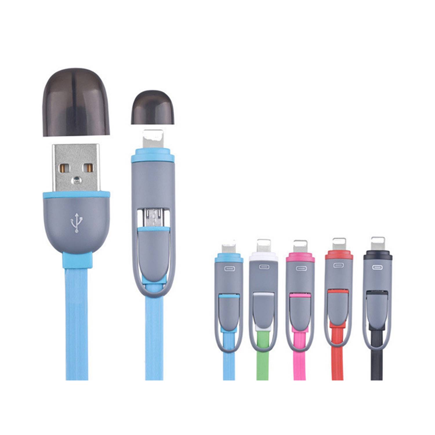 2 In 1 Multifunction USB Data Sync Charging Cable 3