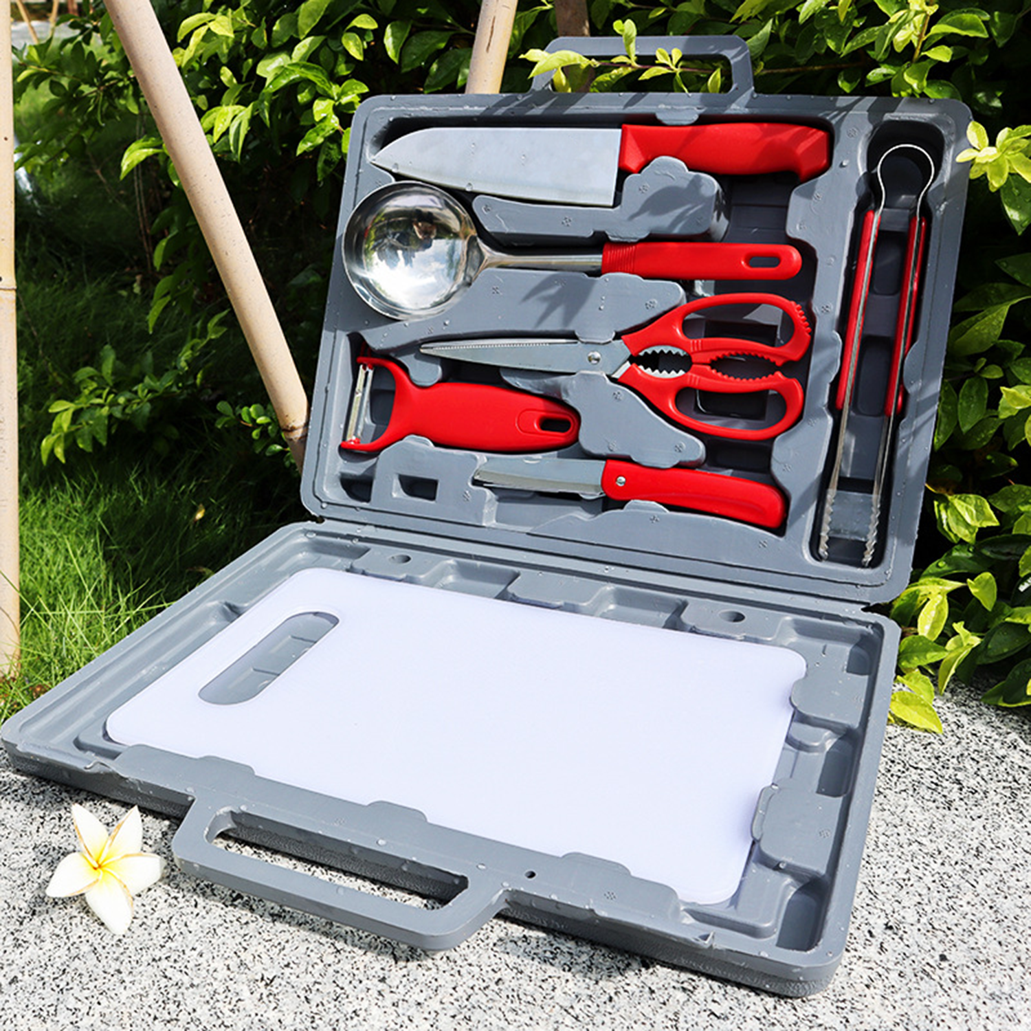 7pcs Outdoor Camping Knife & Scissors Set 4