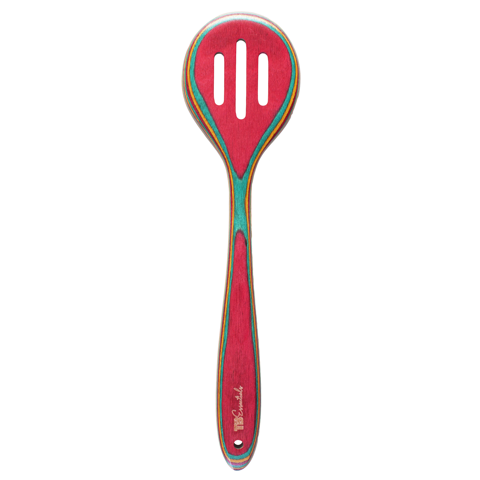 Colorful Wooden Slotted Spoon 2