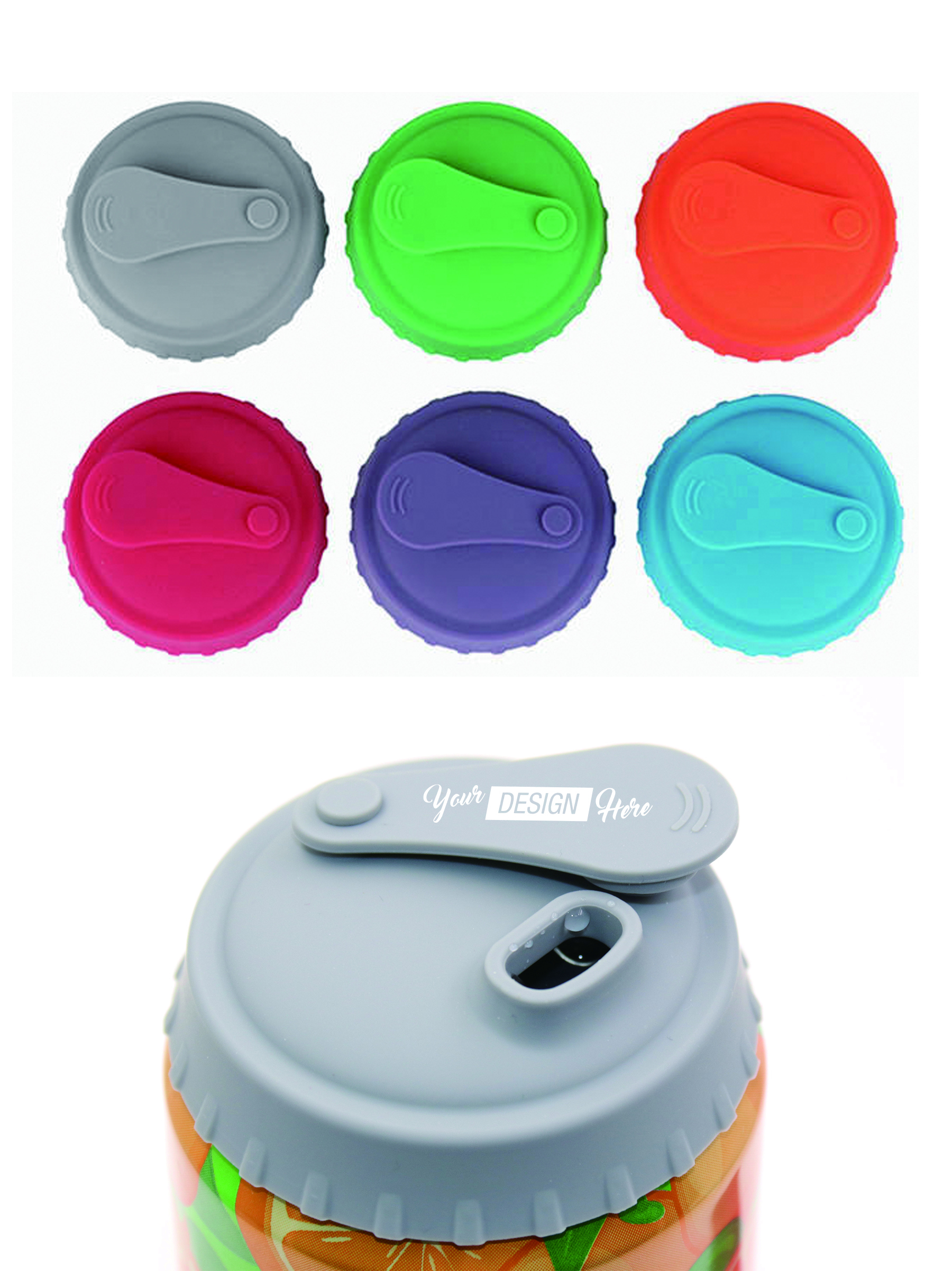 Silicone Soda Can Lid 2