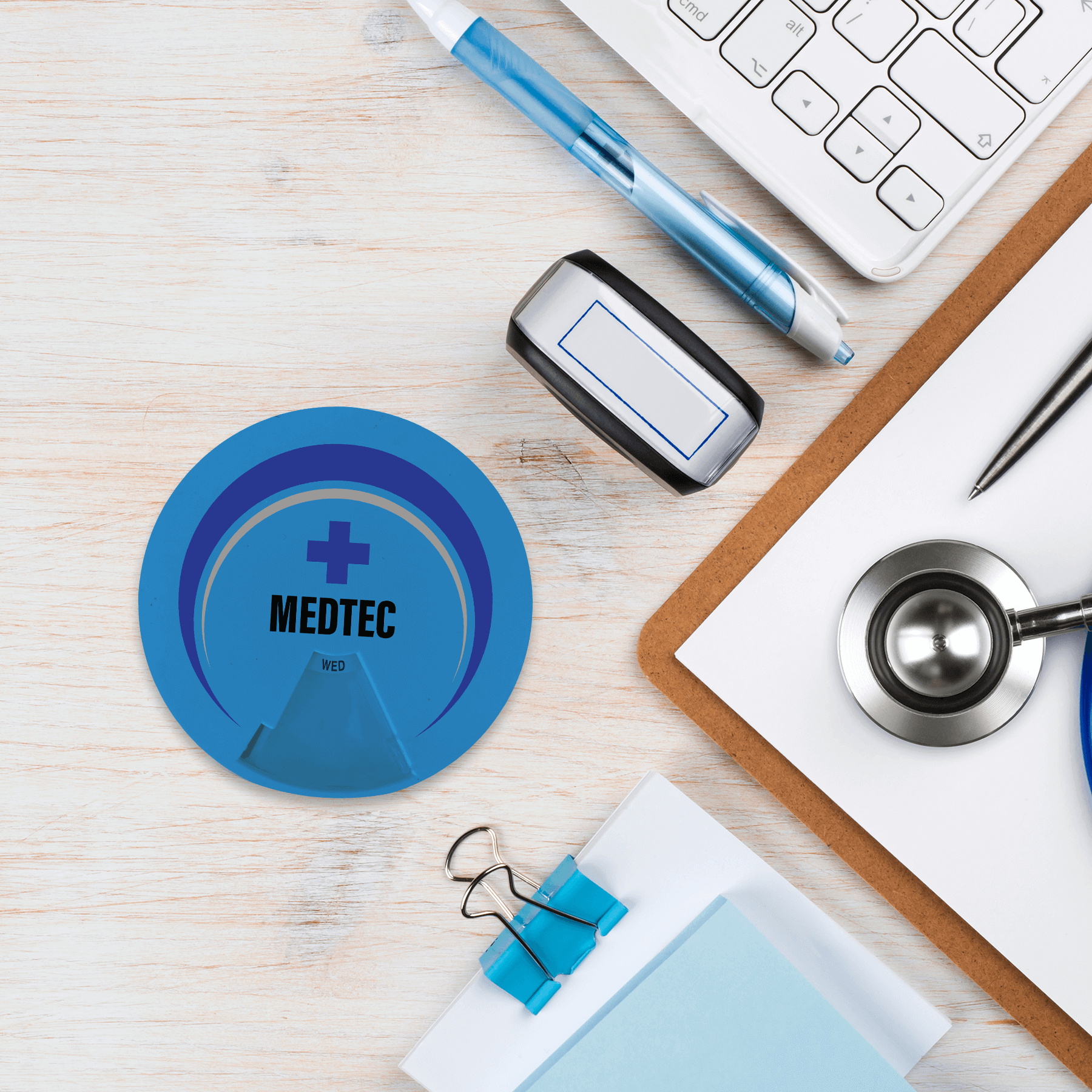 Medi-Fey™ 7 Day Round Pill Box 3