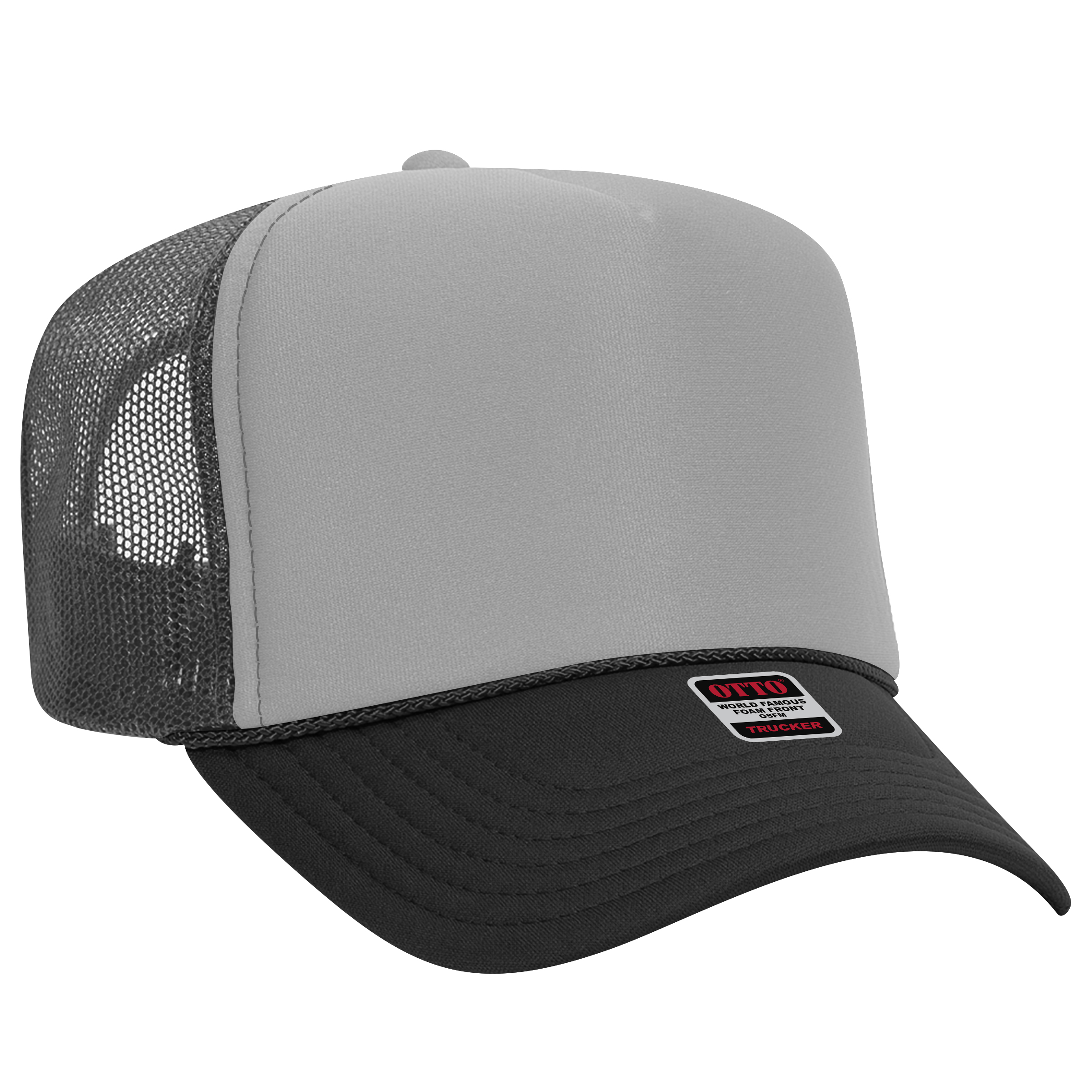 OTTO CAP® 5 Panel High Crown Mesh Back Trucker Hat 191