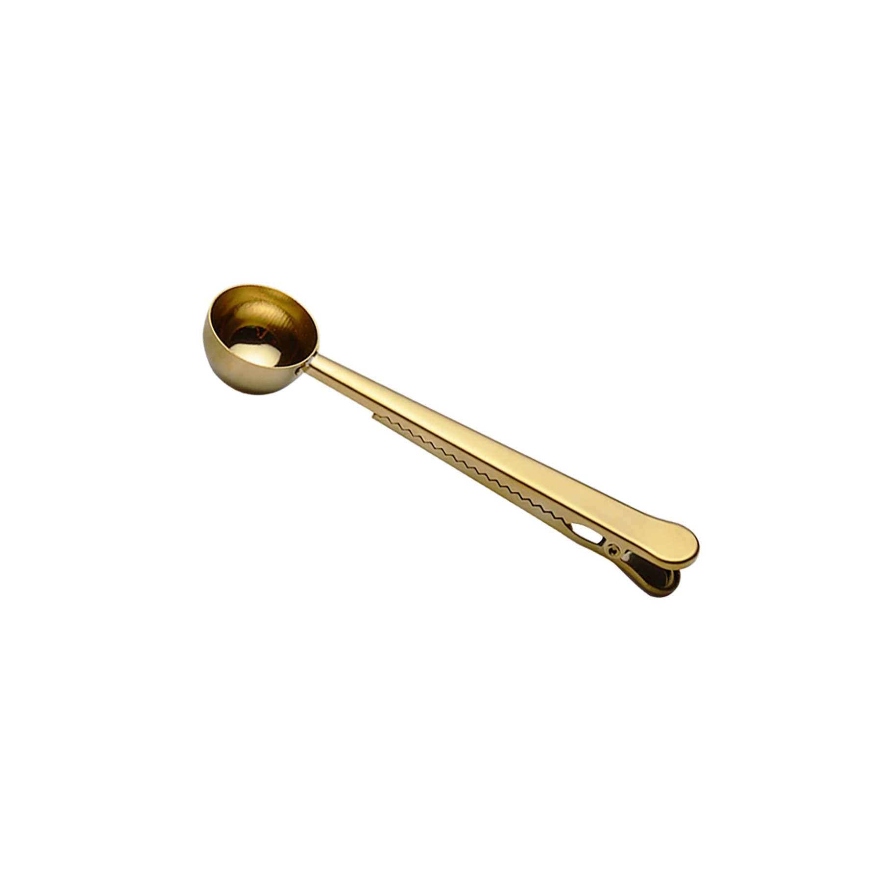 Stainless Steel Kitchen Supplies Coffee Scoop With Clip 4
