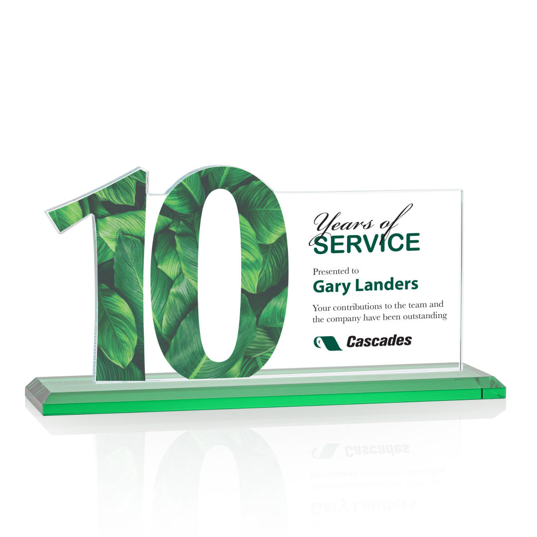 Hazelton VividPrint™ Award - Green 13