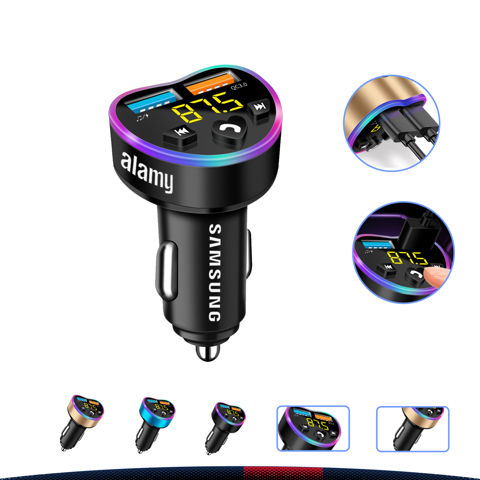 Allen Bluetooth Car Charger 3