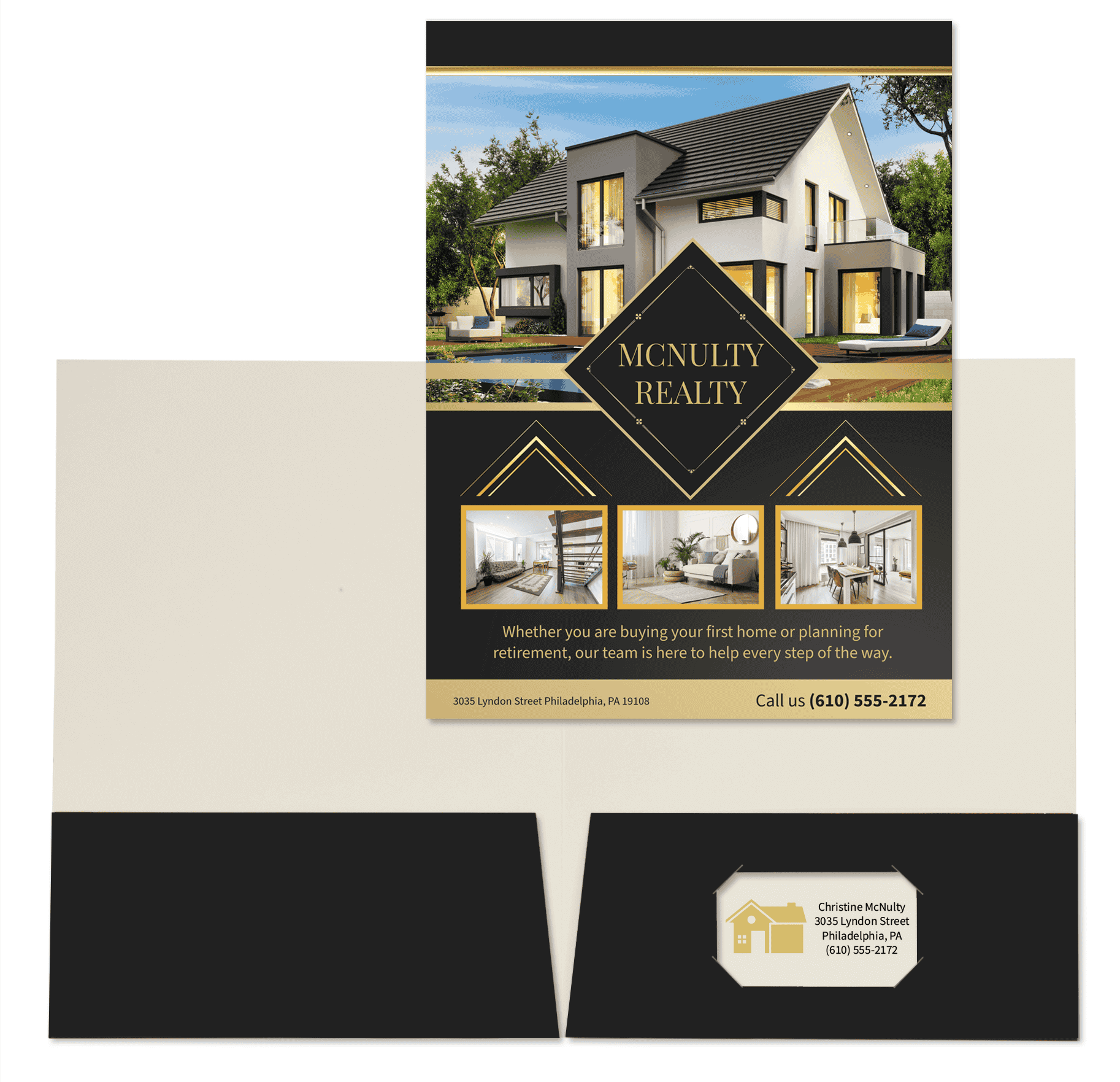 4 Color Process Presentation Folder 1