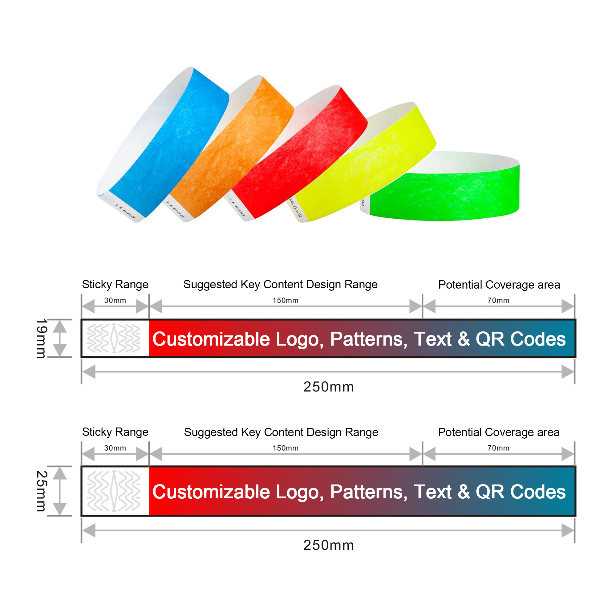 Premium DuPont Wristbands for Events Festivals 3