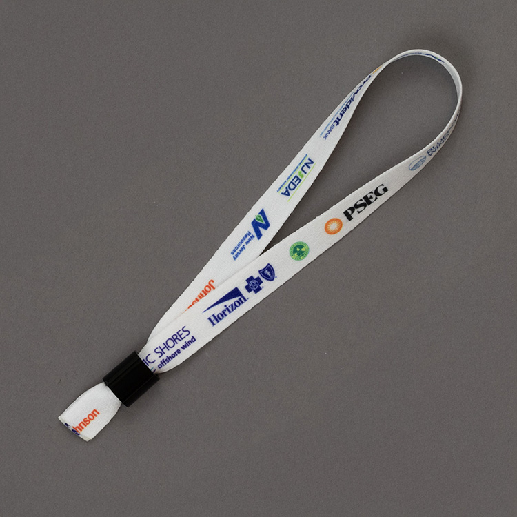 "JULIET" 3/4" Dual Attachment Soft & Smooth Sublimation Lanyard 7