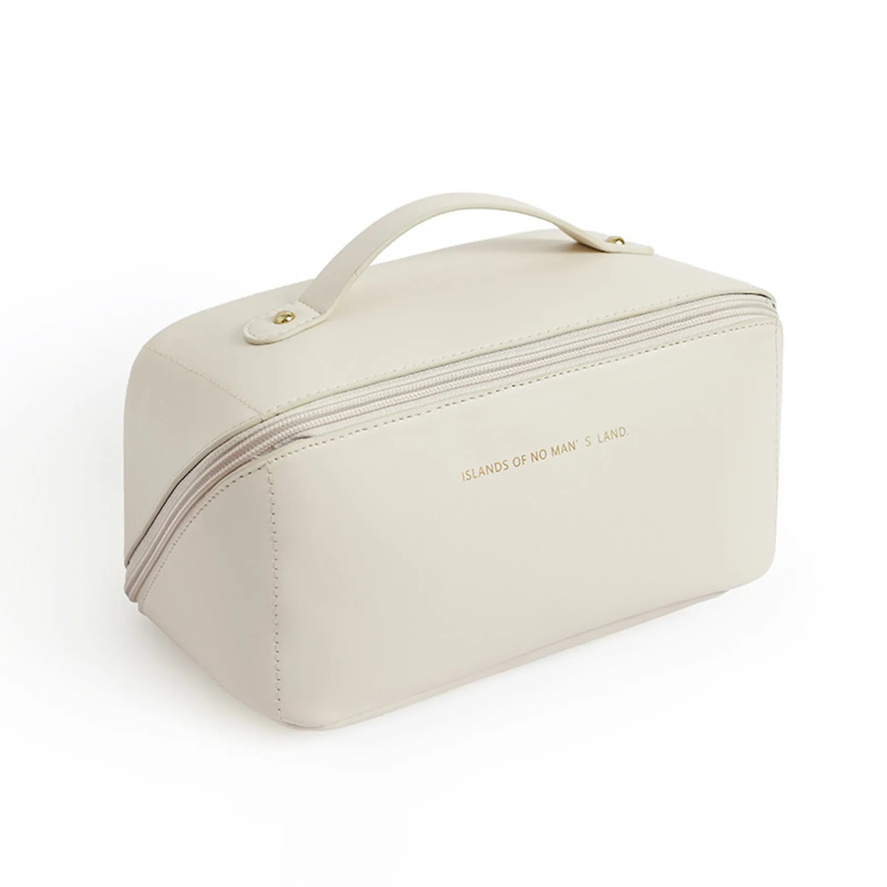 Makeup Travelling PU Leather Cosmetic Bag Waterproof 5