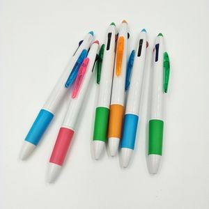 Gradual Color Barrel Pen With Highlighter And Stylus 20