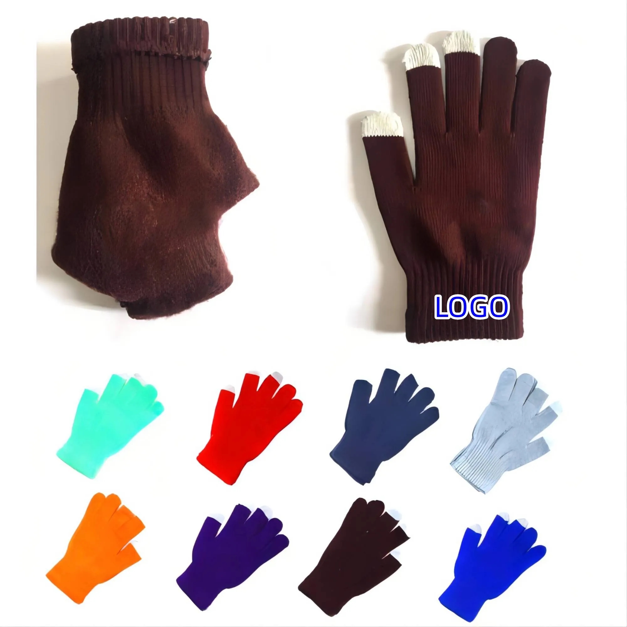 Full Color Pantone Matched Touchscreen Gloves 9