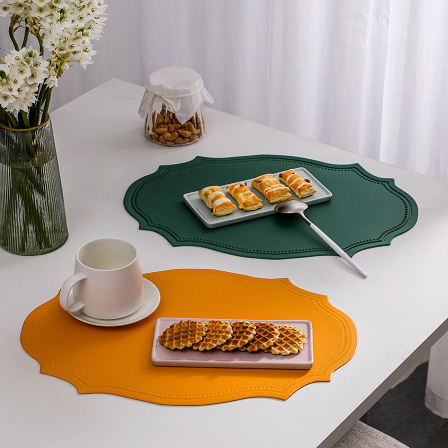 Leather Placemat Insulated Mat 4