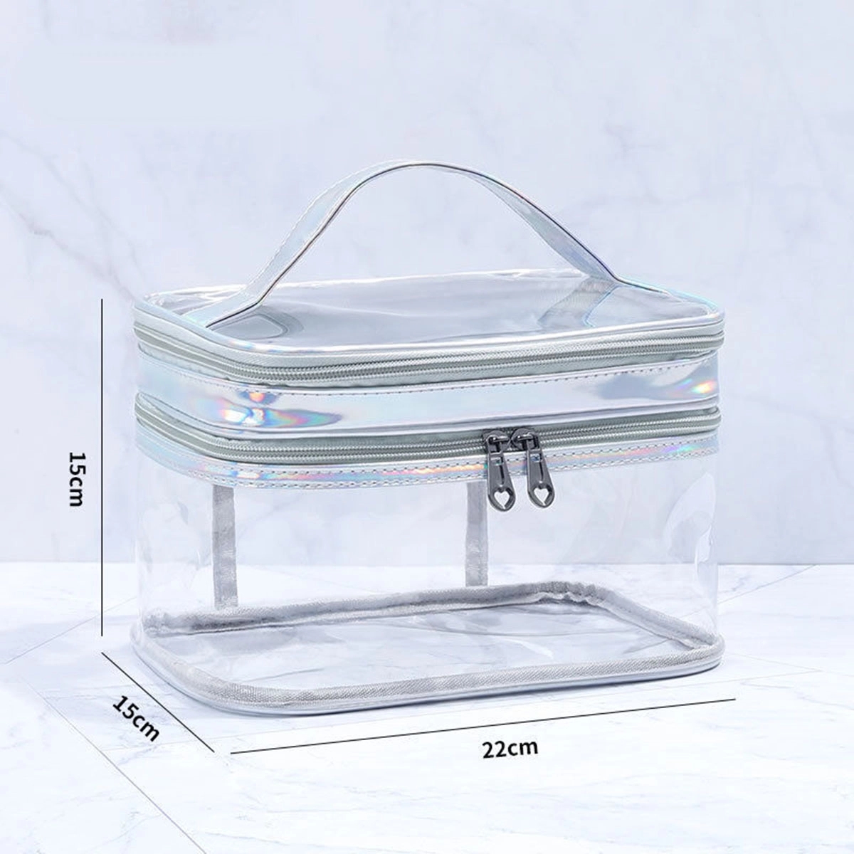 Double Layer Travel Cosmetic Bags 2