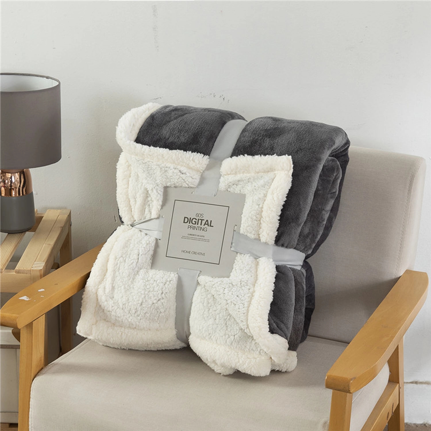 Thick Fuzzy Warm Soft Sherpa Fleece Throw Blanket 4
