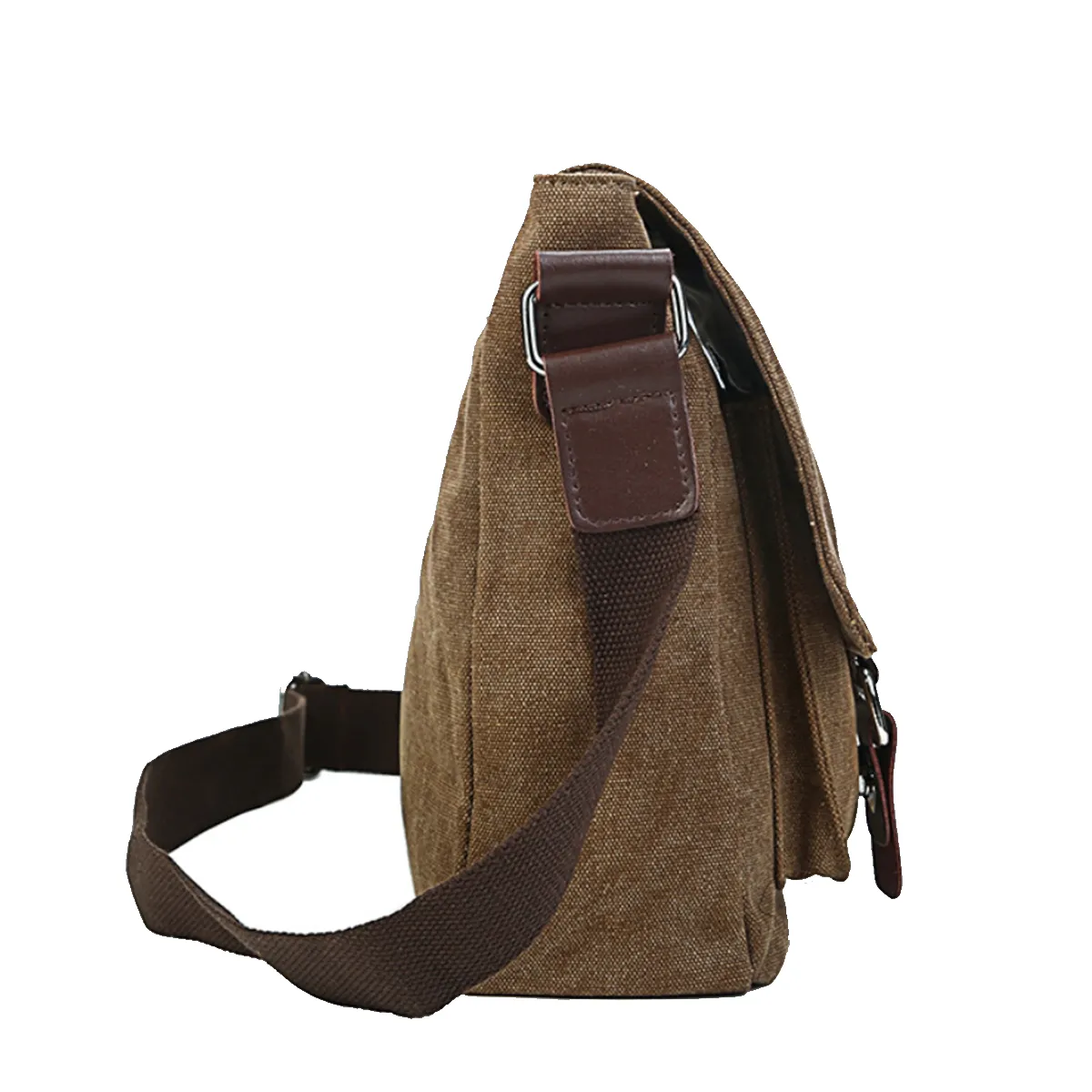Men'S Canvas Shoulder Retro Messenger Military Bag 7