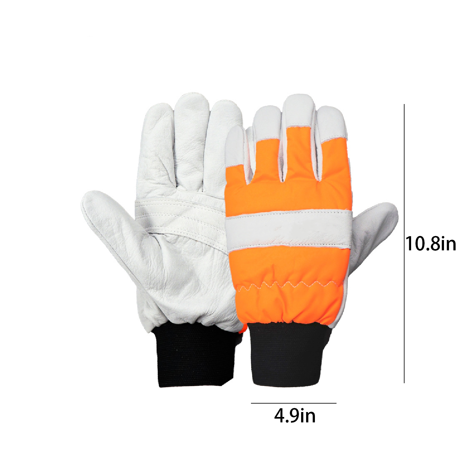 Safety protective genuine leather work gloves 3