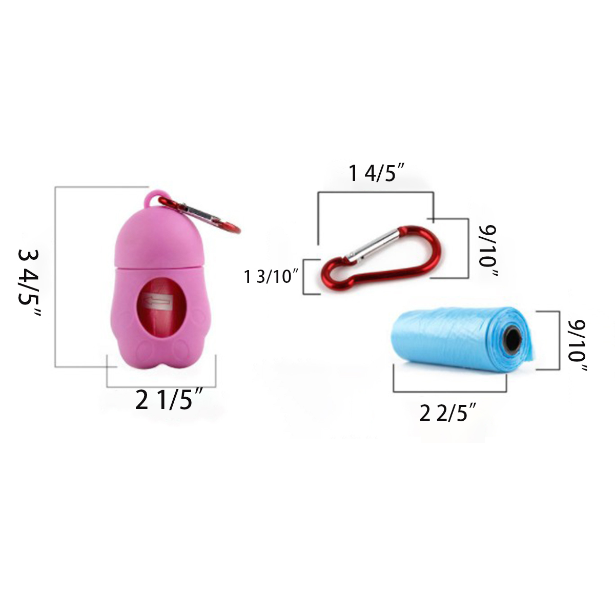 Pet Waste Poop Bags withDispensers 3