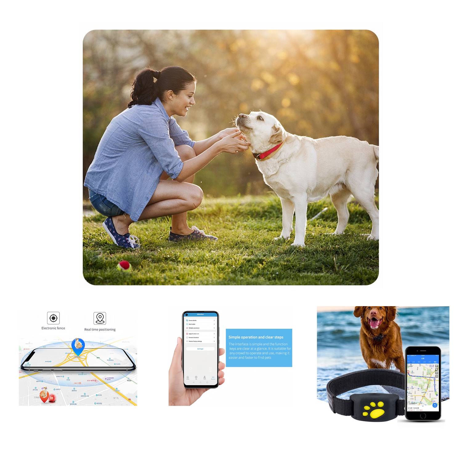 GPS Pet Tracking Anti-Lost Locator 6