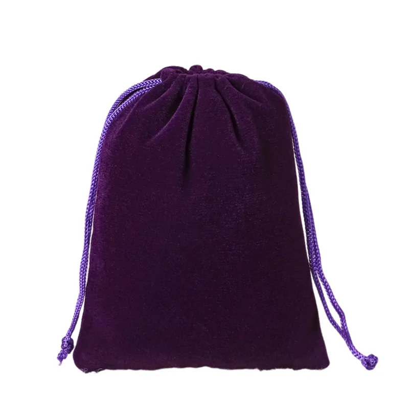 Flannelette Jewelry Drawstring Bag 5